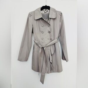 GUESS Women's Taupe Trench Coat